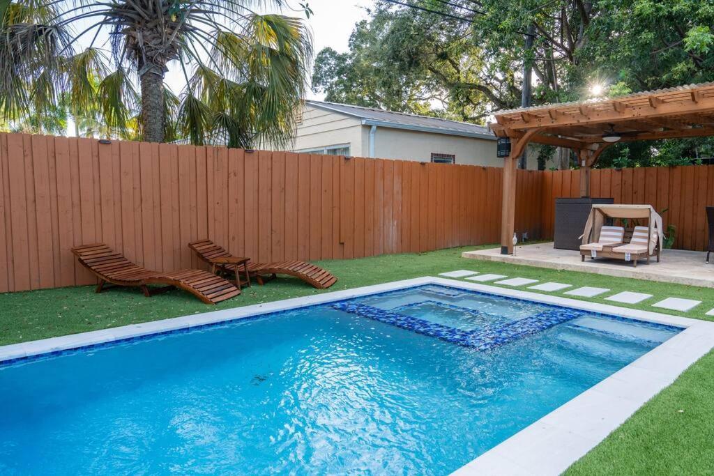 Villa Luxury Retreat 3B ,2Ba Pool , Coral Gables Center Miami Esterno foto