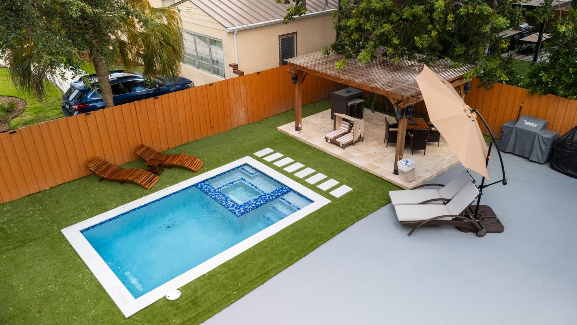 Villa Luxury Retreat 3B ,2Ba Pool , Coral Gables Center Miami Esterno foto